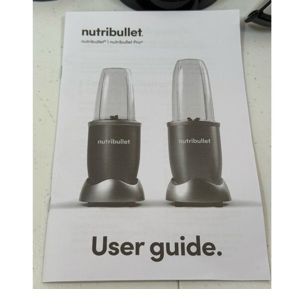Nutribullet User Guide with 1 To-Go Lid 1 Handle Ring 1 Ring Replacement Parts - Picture 5 of 5